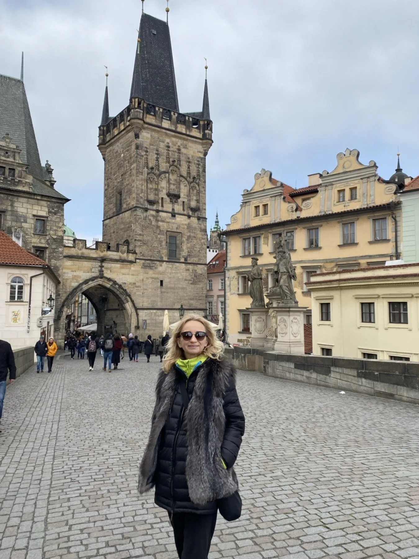 Tatiana in a European city